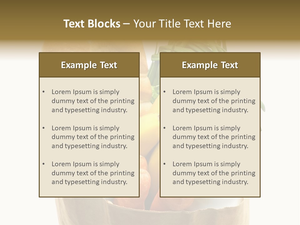 Nutrition Carrot Food PowerPoint Template