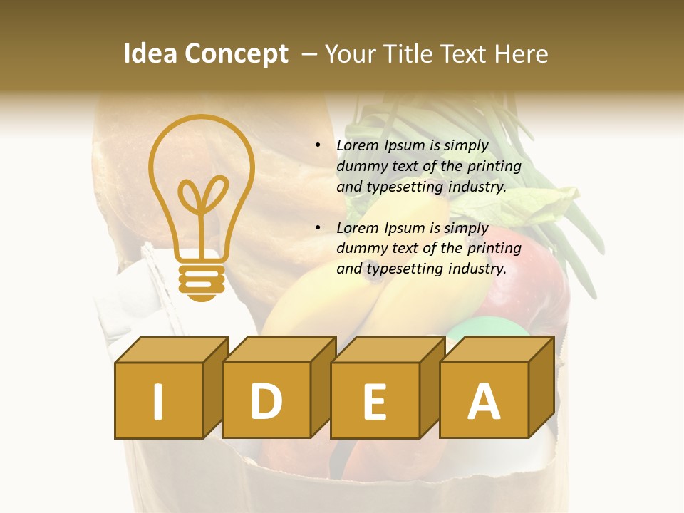 Nutrition Carrot Food PowerPoint Template