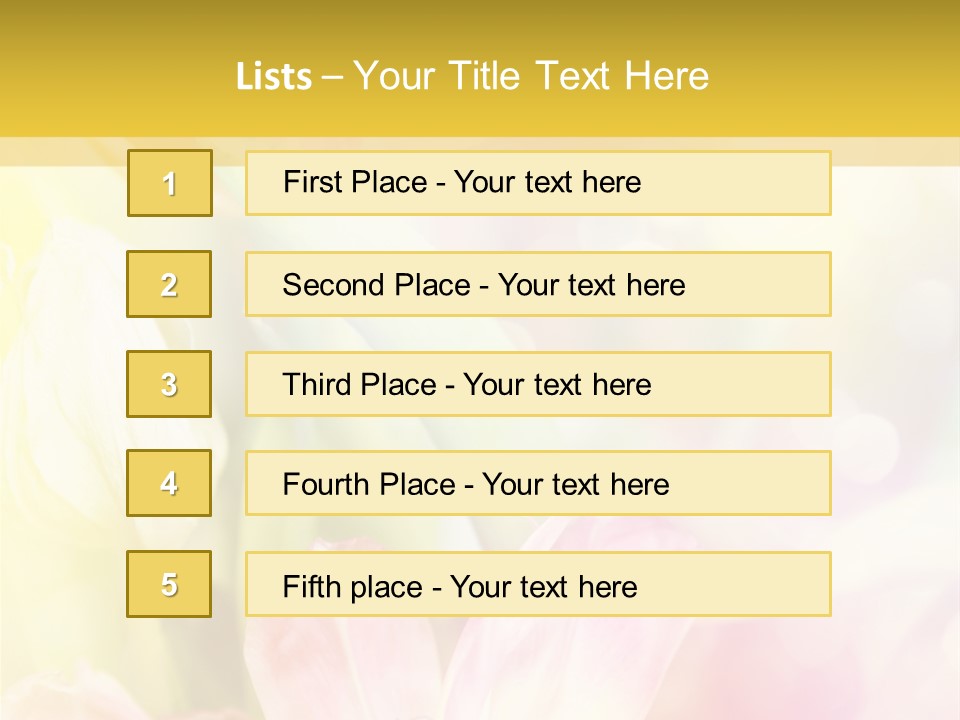Beauty Floral Space PowerPoint Template