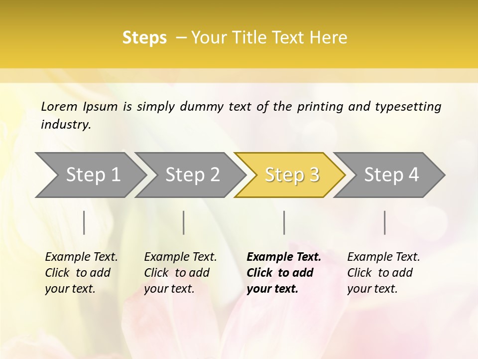 Beauty Floral Space PowerPoint Template