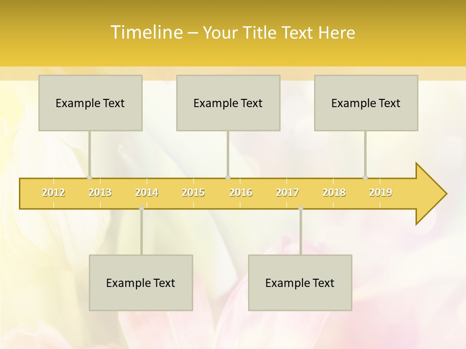 Beauty Floral Space PowerPoint Template