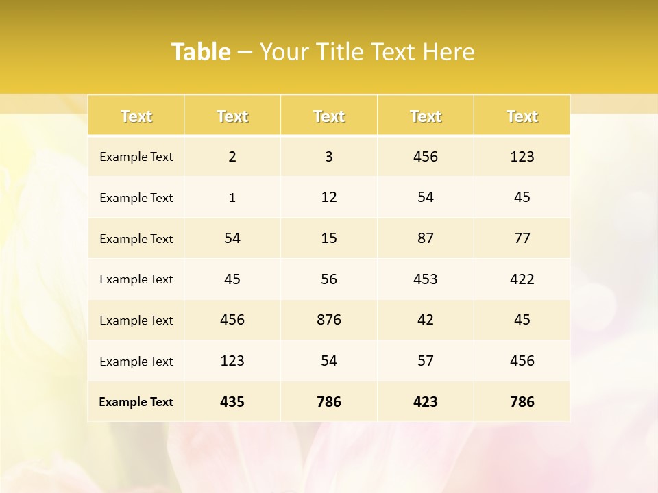 Beauty Floral Space PowerPoint Template