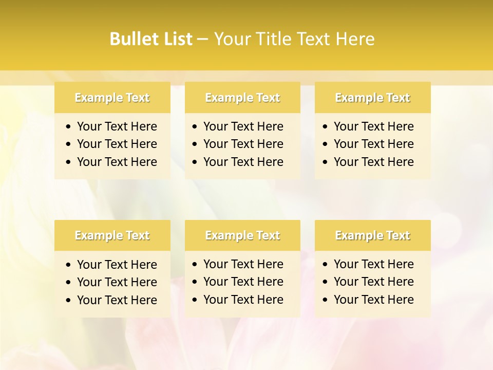 Beauty Floral Space PowerPoint Template