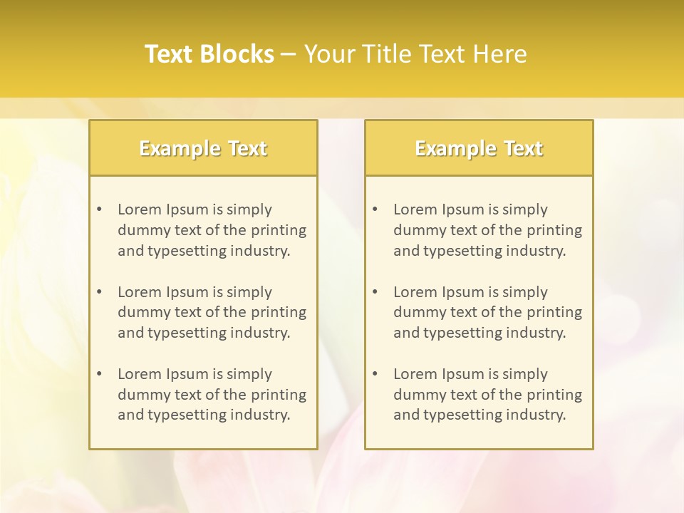Beauty Floral Space PowerPoint Template