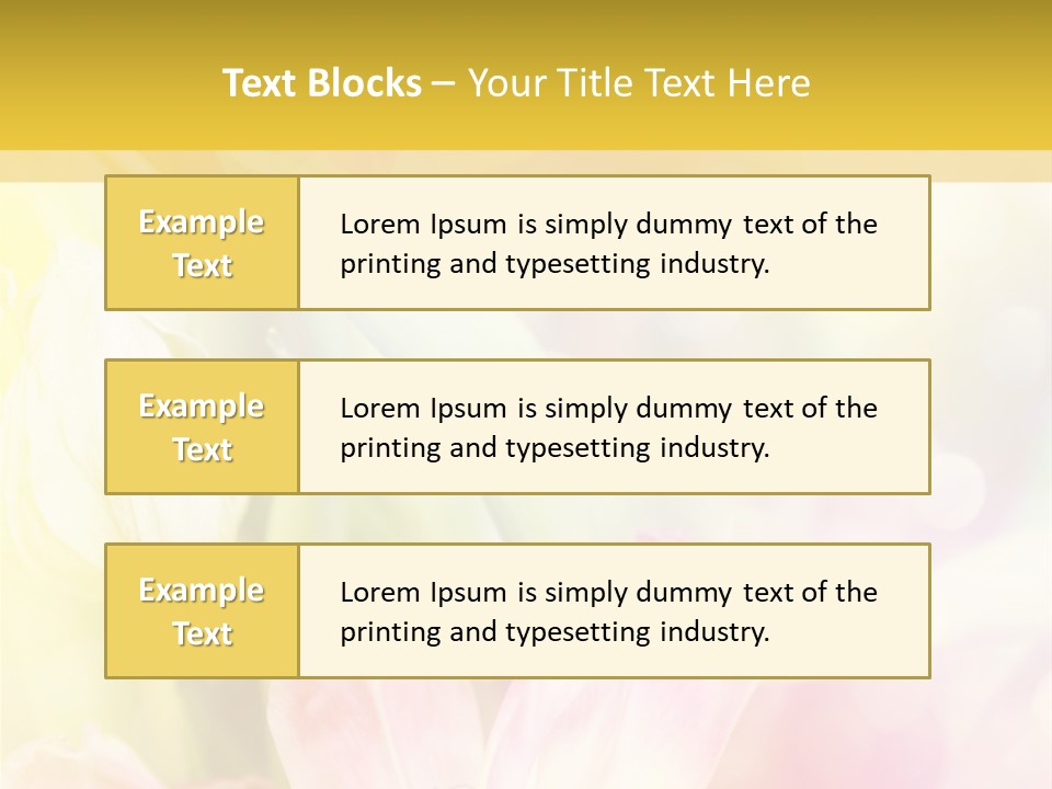 Beauty Floral Space PowerPoint Template