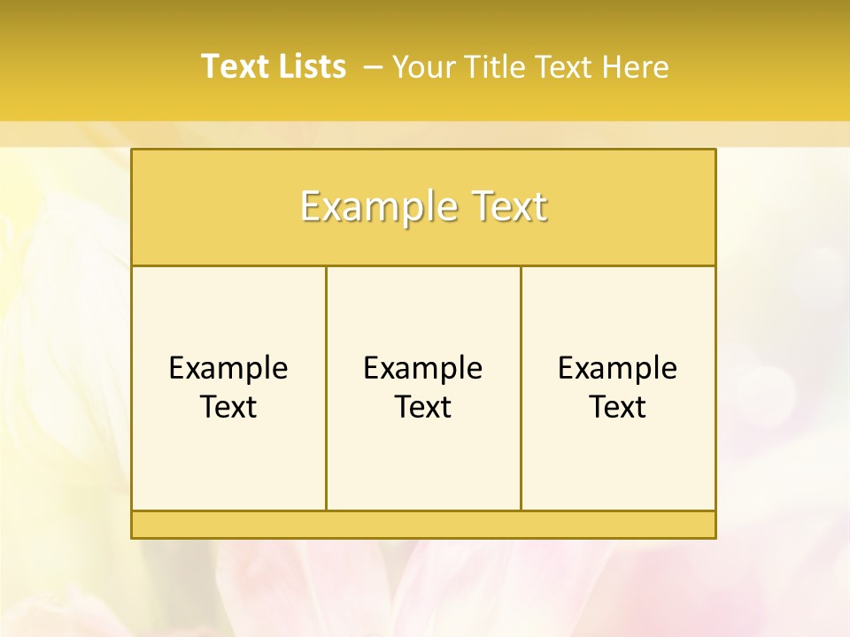 Beauty Floral Space PowerPoint Template