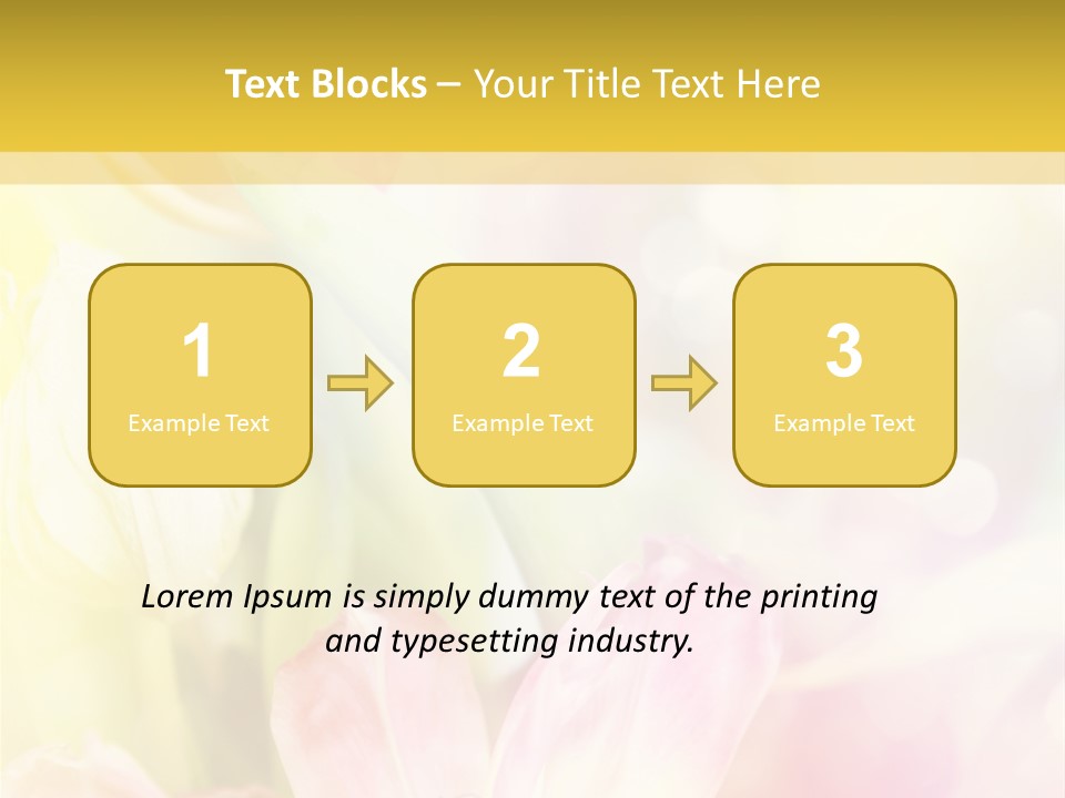 Beauty Floral Space PowerPoint Template