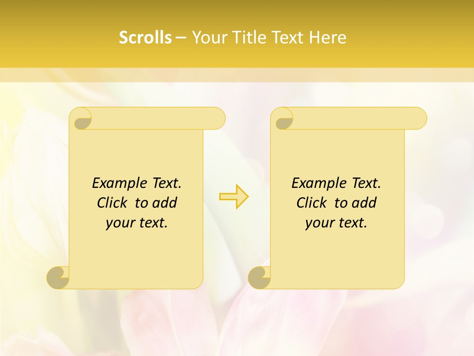 Beauty Floral Space PowerPoint Template