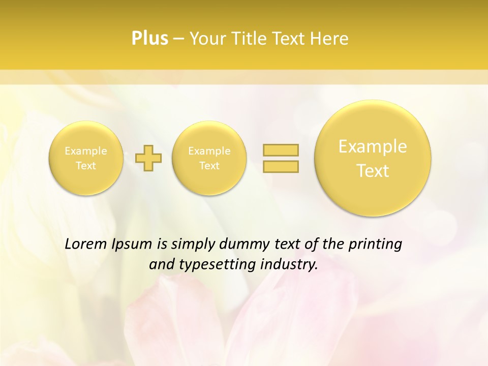 Beauty Floral Space PowerPoint Template