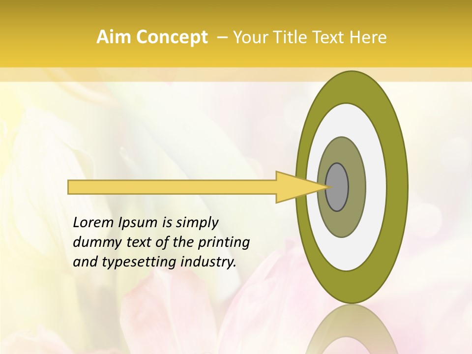 Beauty Floral Space PowerPoint Template