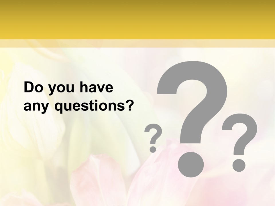 Beauty Floral Space PowerPoint Template