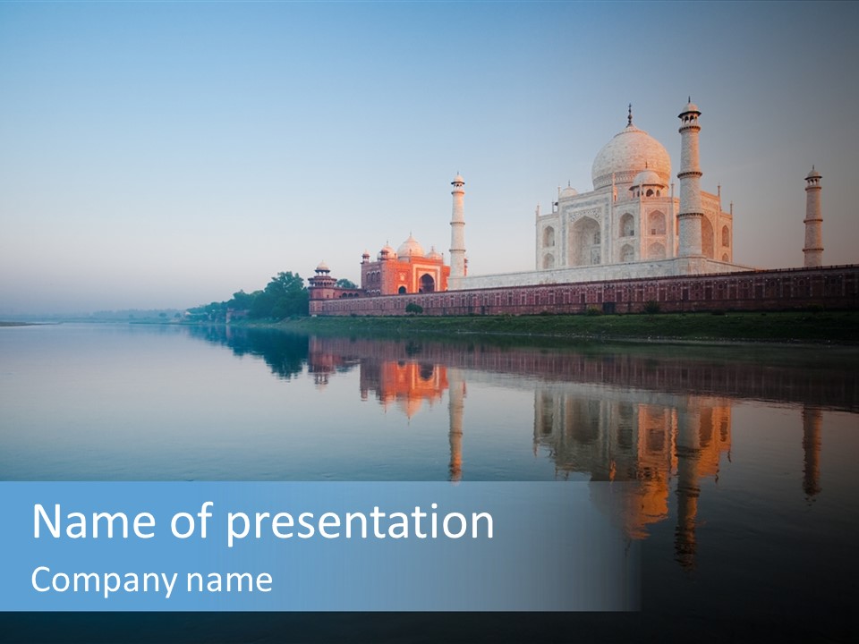 Unesco Temple Mausoleum PowerPoint Template