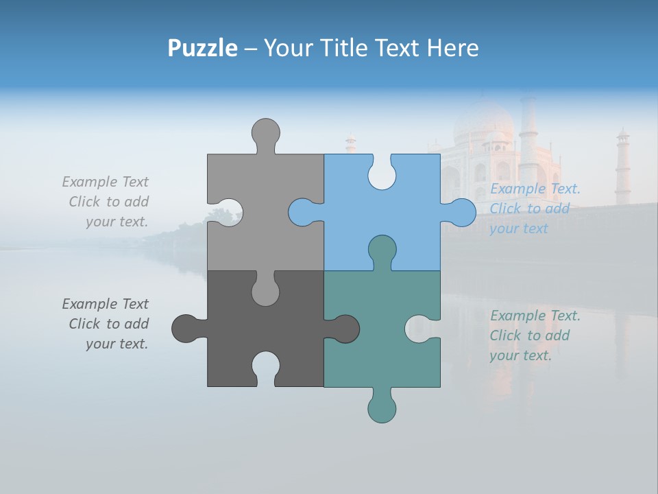 Unesco Temple Mausoleum PowerPoint Template