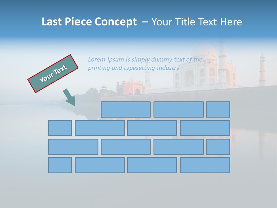 Unesco Temple Mausoleum PowerPoint Template