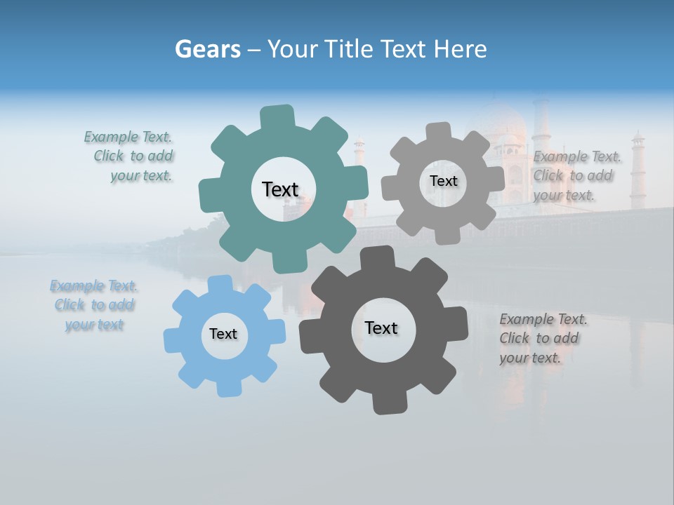 Unesco Temple Mausoleum PowerPoint Template