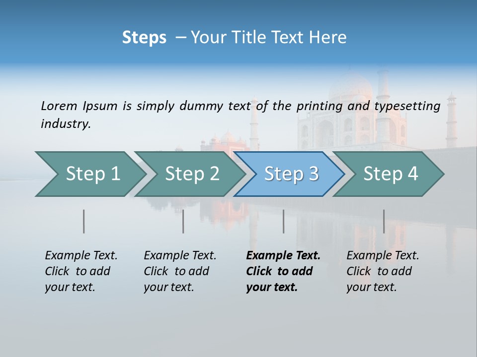 Unesco Temple Mausoleum PowerPoint Template