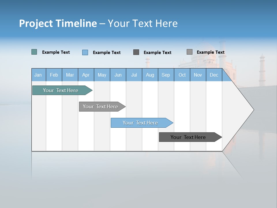 Unesco Temple Mausoleum PowerPoint Template