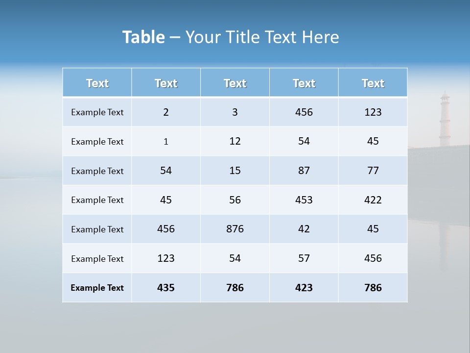 Unesco Temple Mausoleum PowerPoint Template