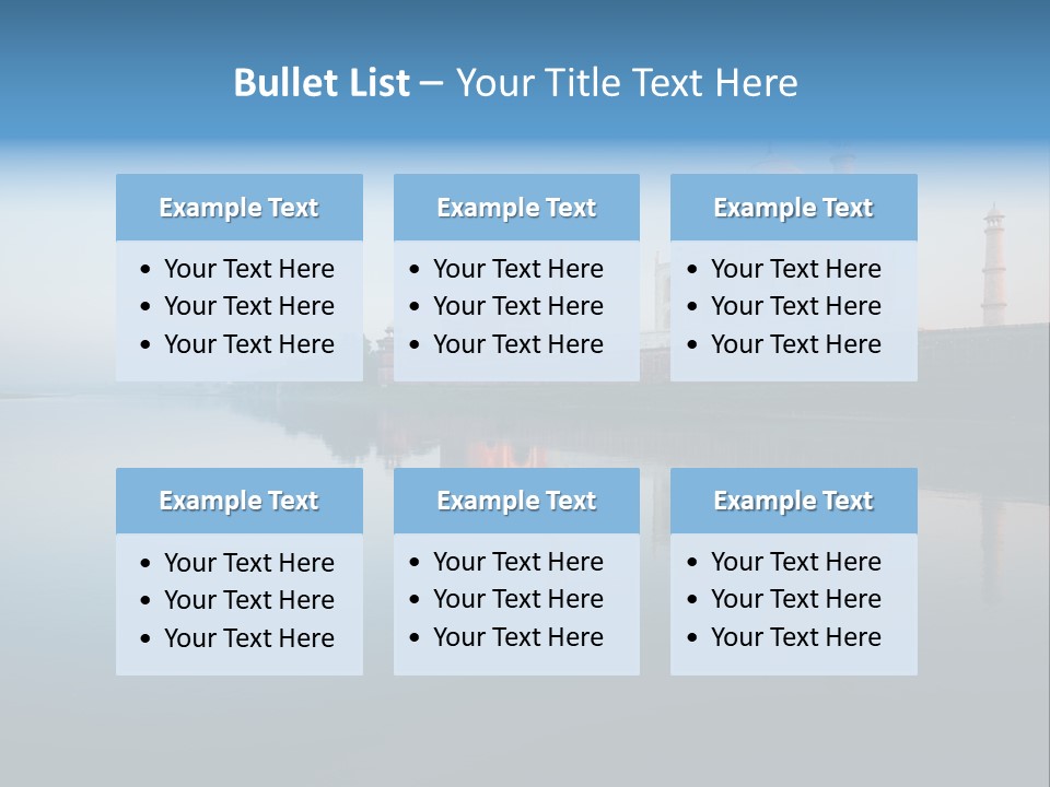 Unesco Temple Mausoleum PowerPoint Template