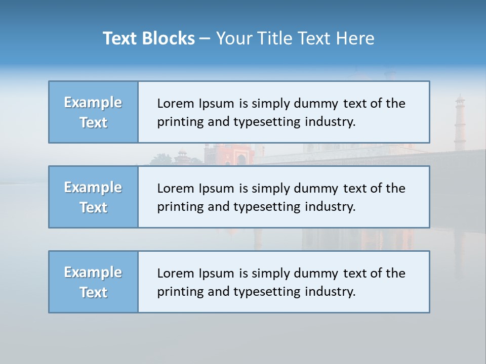 Unesco Temple Mausoleum PowerPoint Template