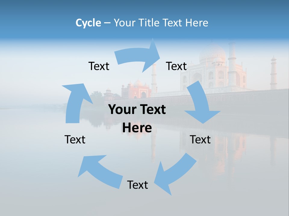 Unesco Temple Mausoleum PowerPoint Template