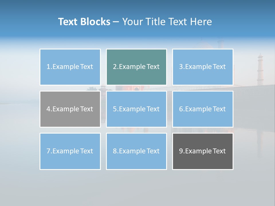 Unesco Temple Mausoleum PowerPoint Template