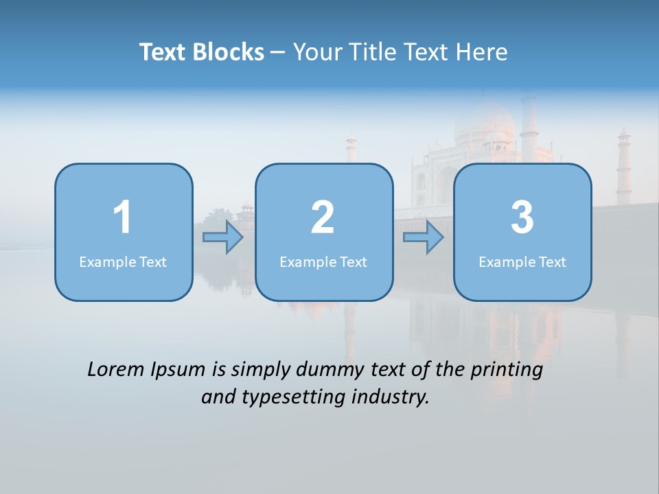 Unesco Temple Mausoleum PowerPoint Template