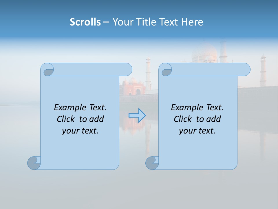 Unesco Temple Mausoleum PowerPoint Template