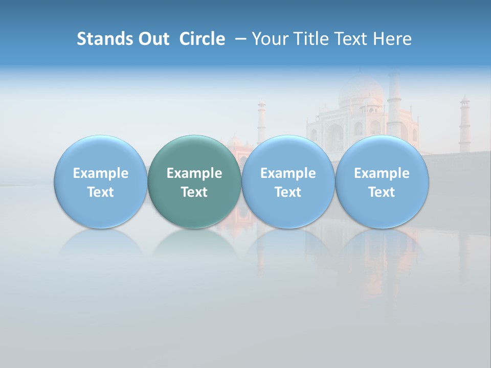 Unesco Temple Mausoleum PowerPoint Template