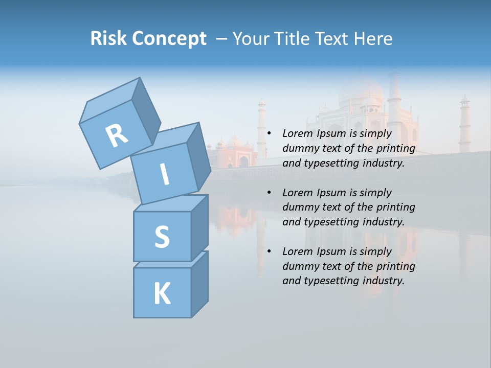 Unesco Temple Mausoleum PowerPoint Template