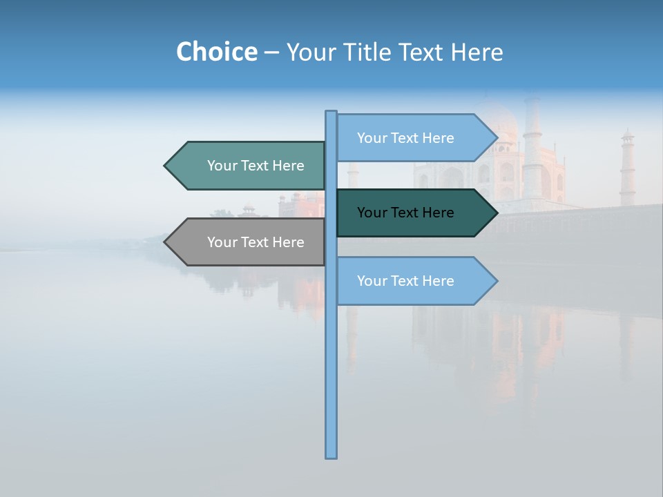 Unesco Temple Mausoleum PowerPoint Template