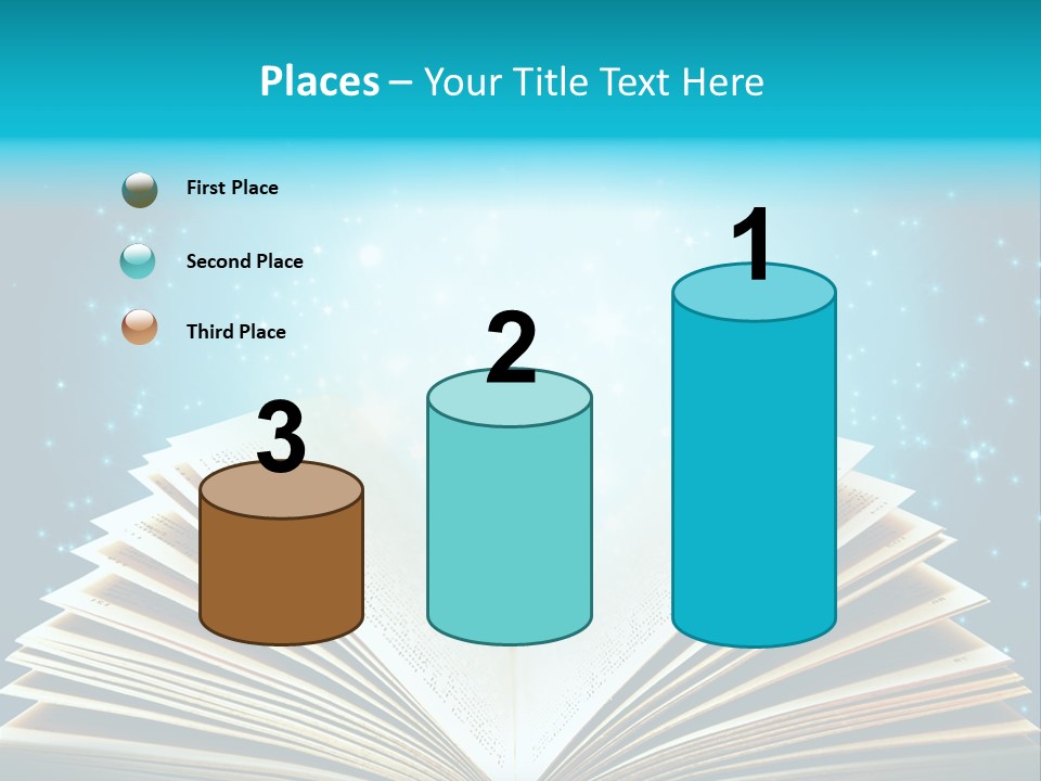 Textbook Glowing Wizard PowerPoint Template
