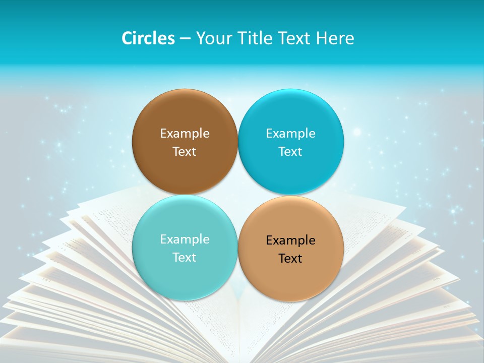 Textbook Glowing Wizard PowerPoint Template