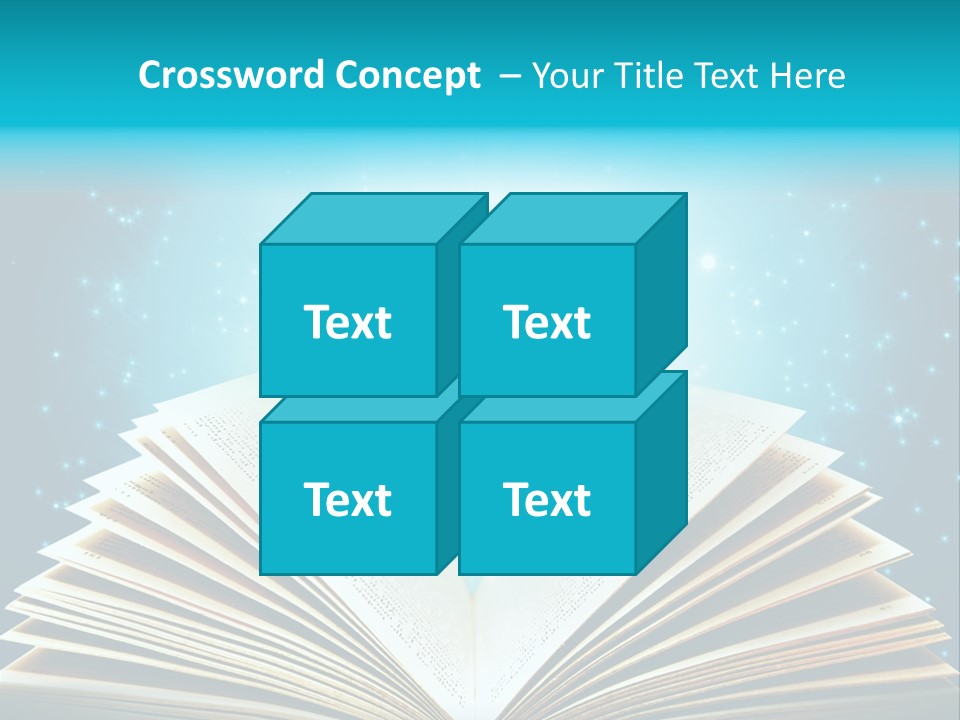 Textbook Glowing Wizard PowerPoint Template