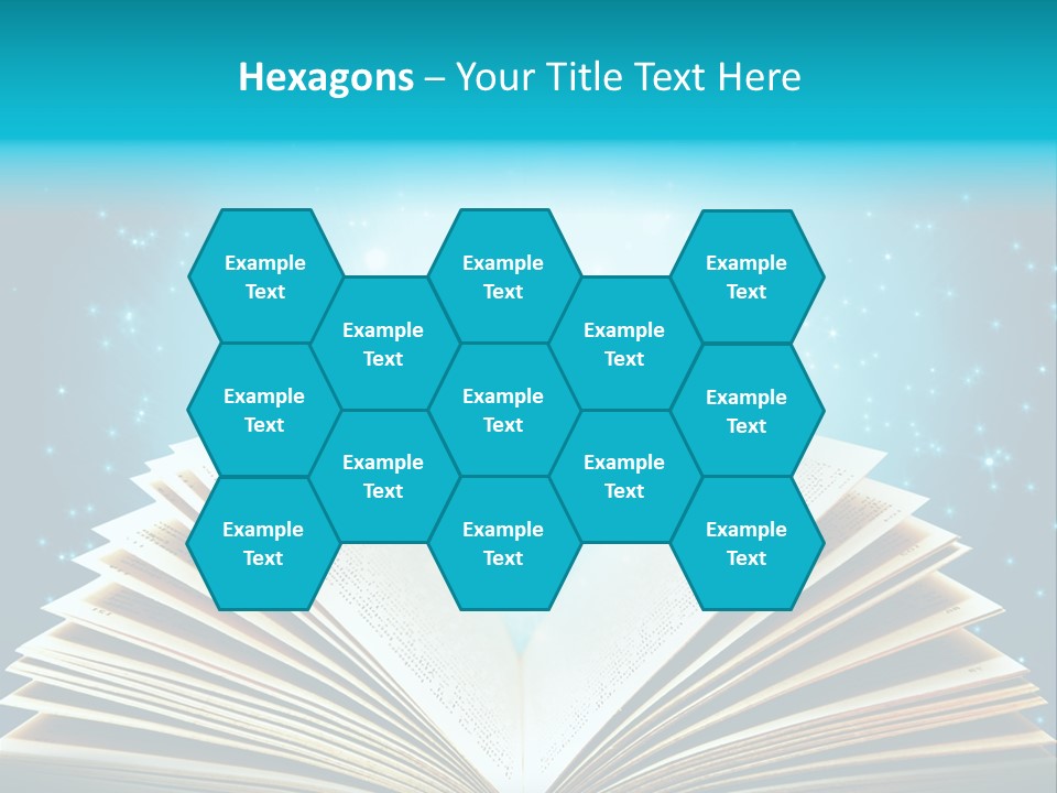 Textbook Glowing Wizard PowerPoint Template