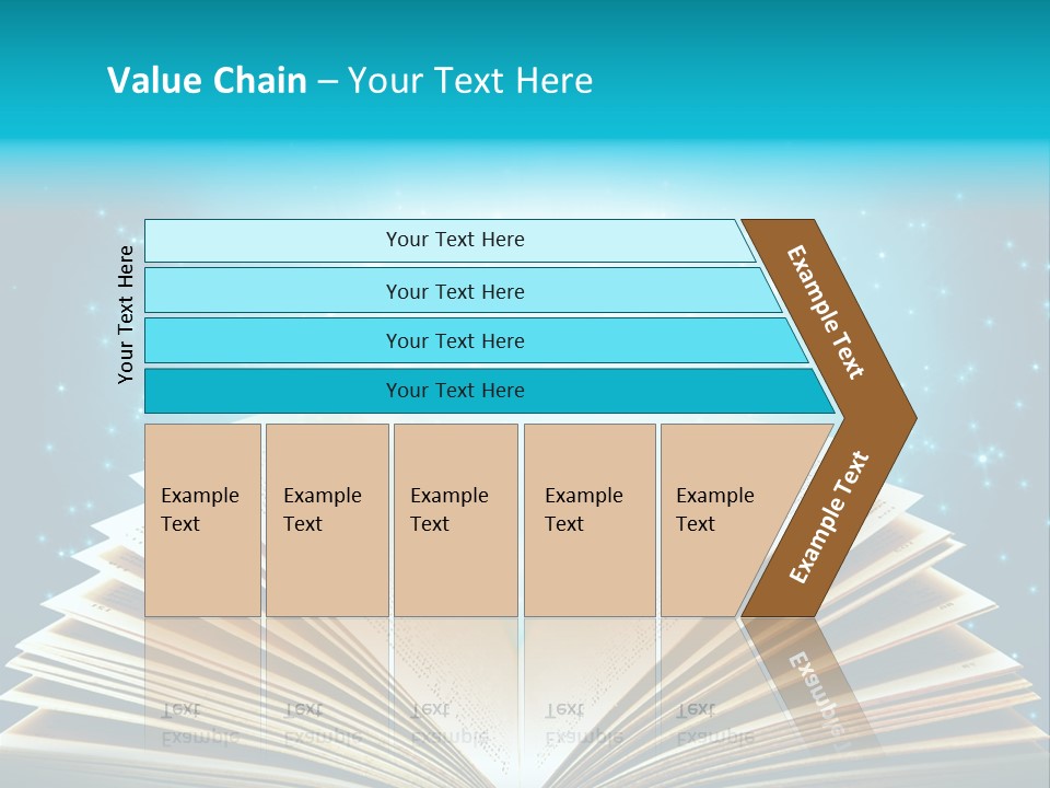 Textbook Glowing Wizard PowerPoint Template