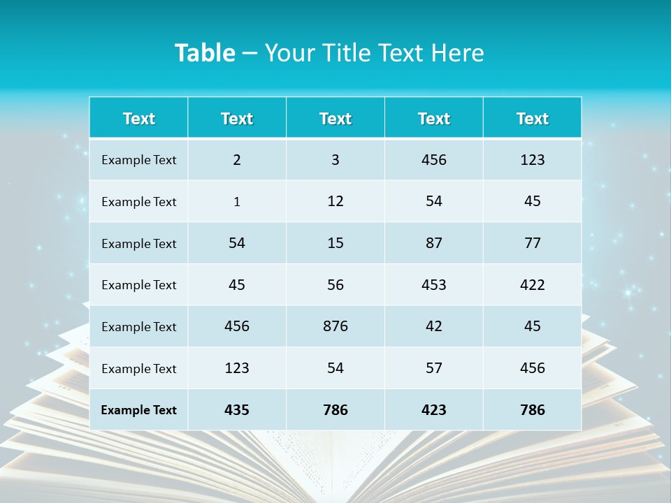 Textbook Glowing Wizard PowerPoint Template