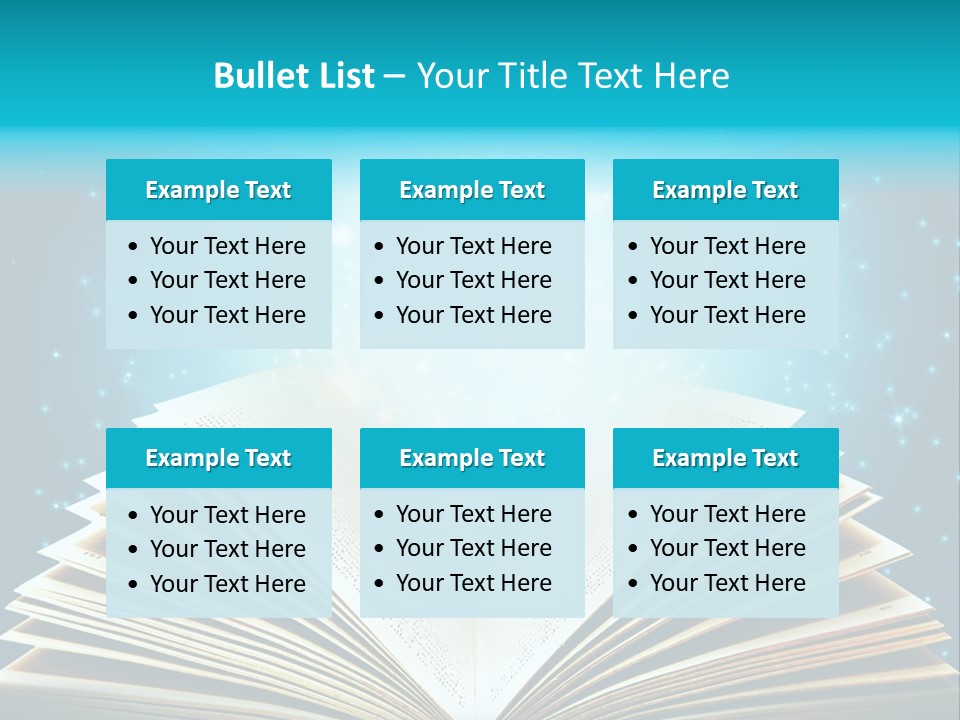 Textbook Glowing Wizard PowerPoint Template