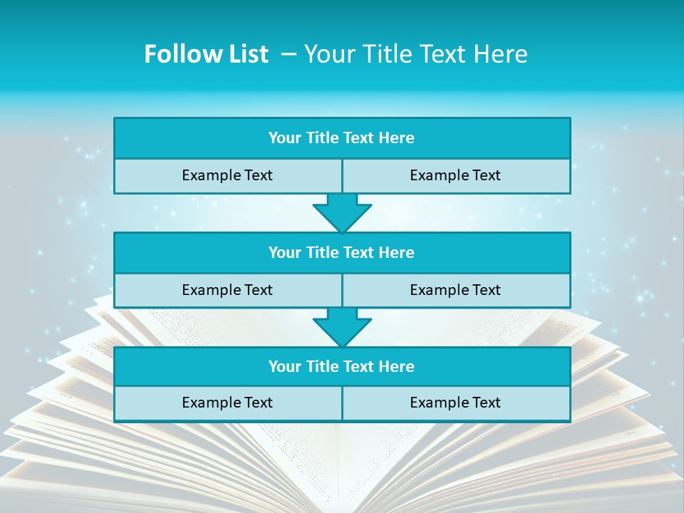 Textbook Glowing Wizard PowerPoint Template