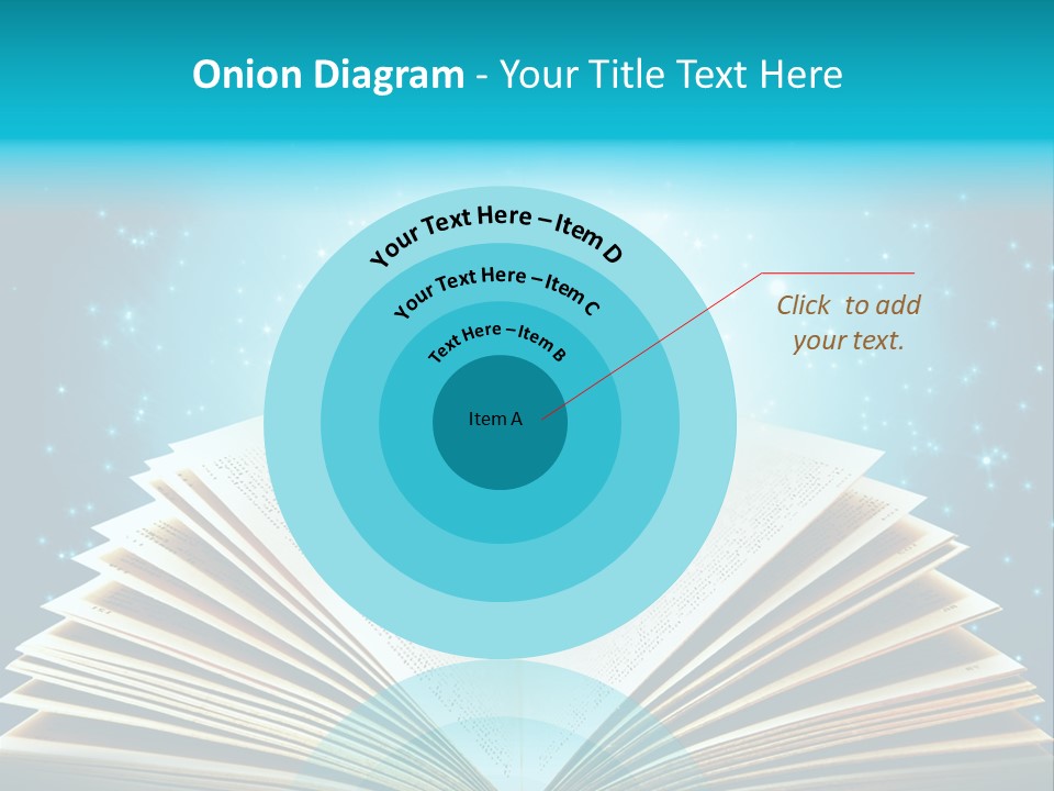 Textbook Glowing Wizard PowerPoint Template