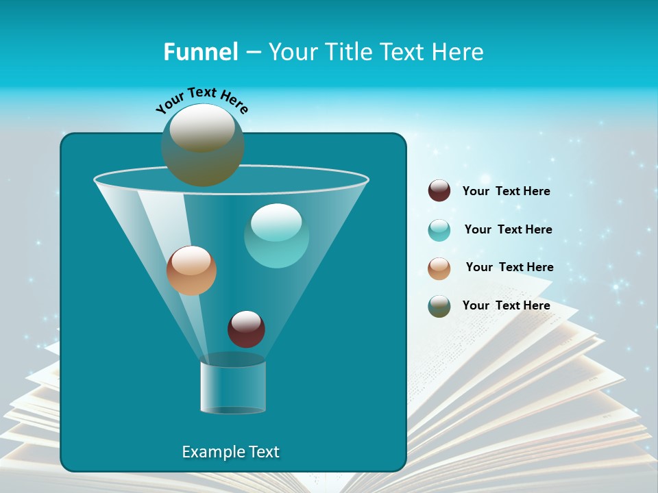 Textbook Glowing Wizard PowerPoint Template