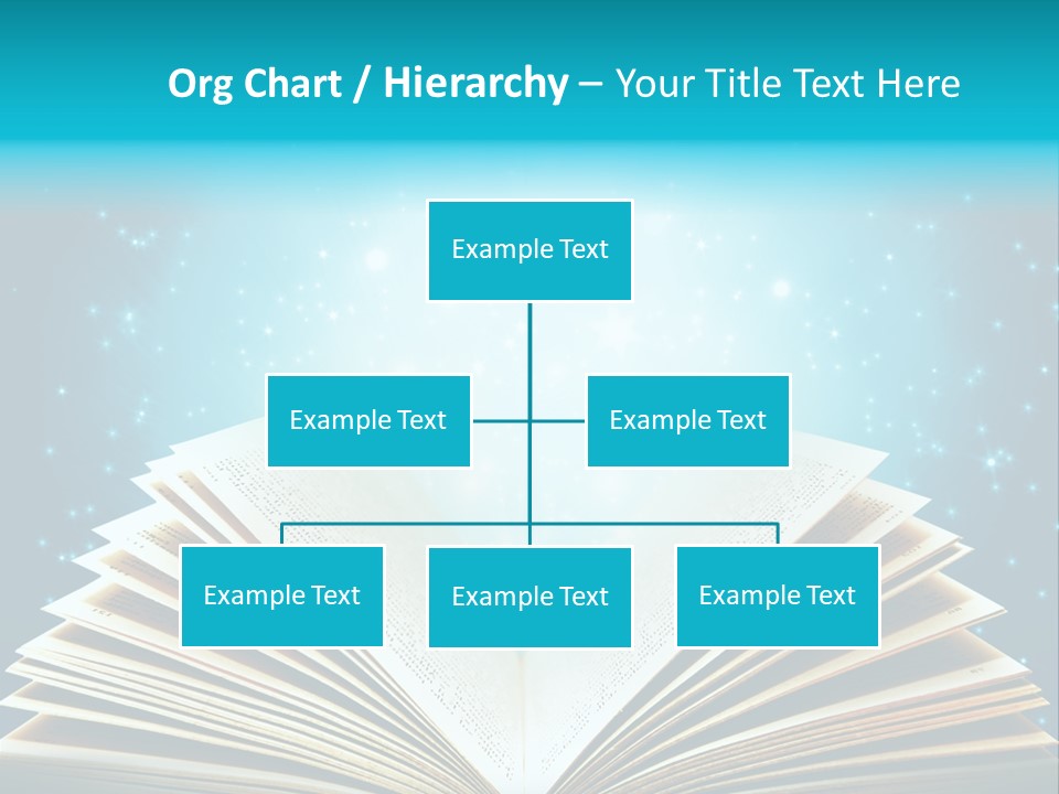 Textbook Glowing Wizard PowerPoint Template