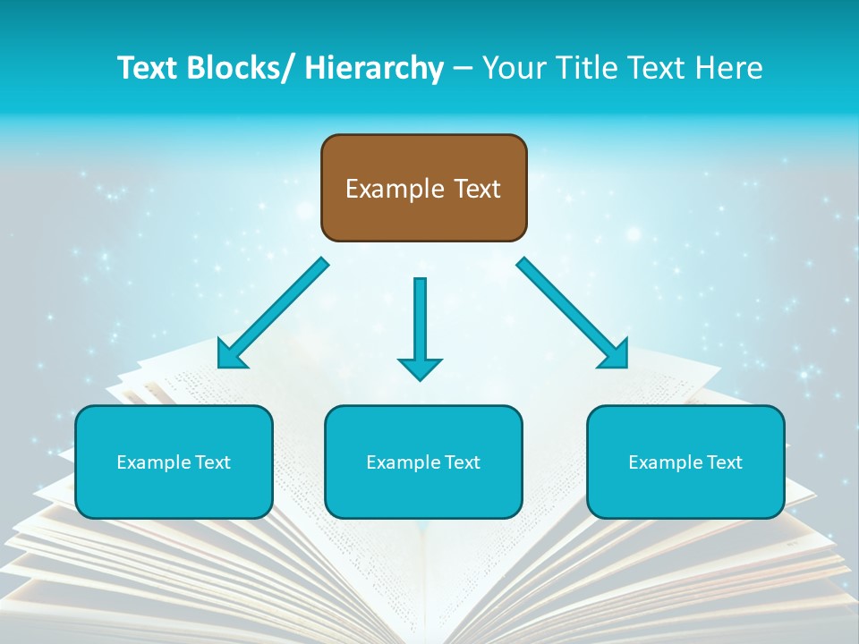 Textbook Glowing Wizard PowerPoint Template