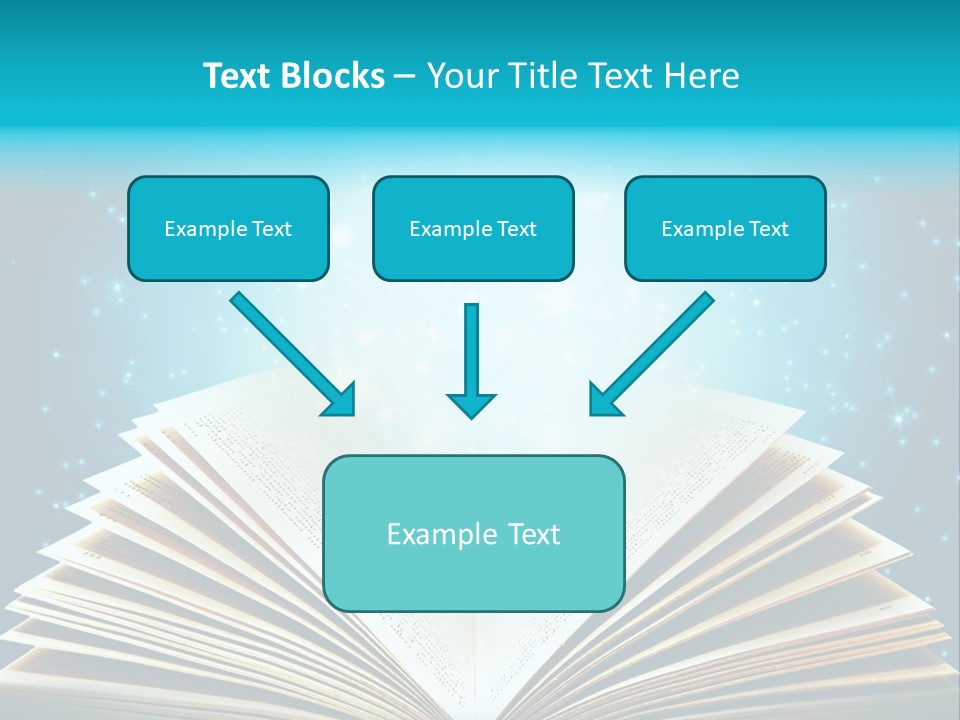 Textbook Glowing Wizard PowerPoint Template