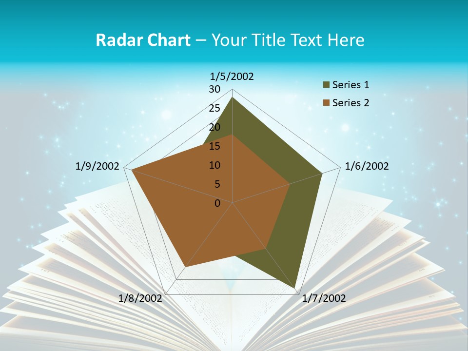 Textbook Glowing Wizard PowerPoint Template