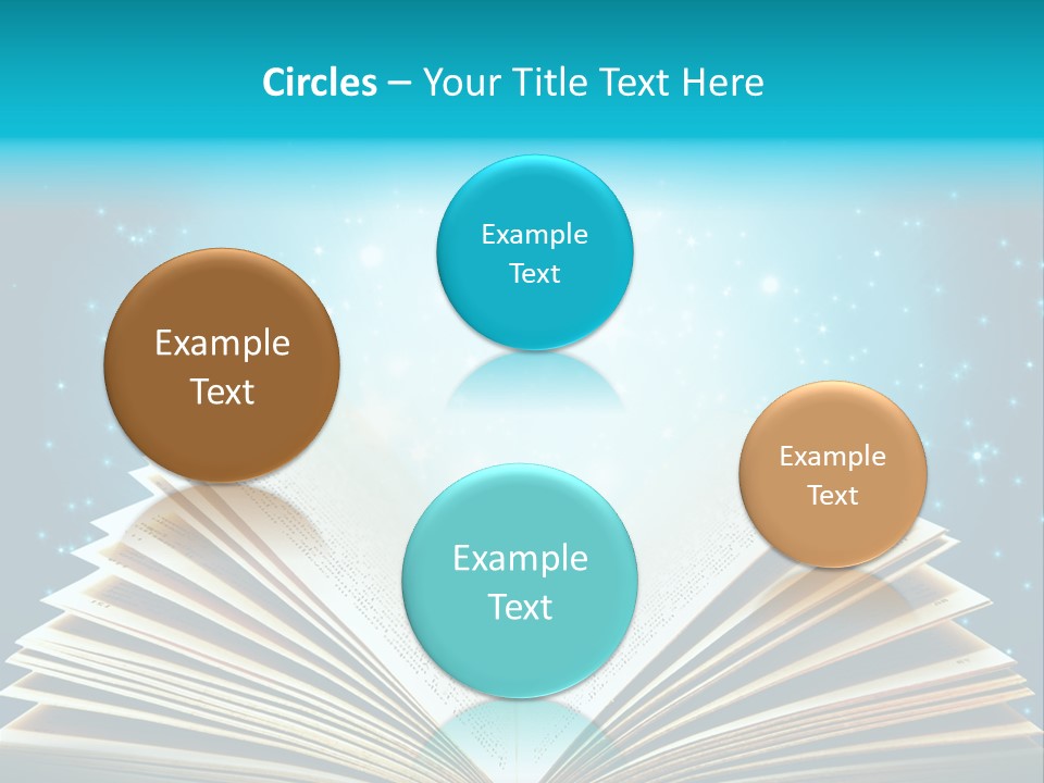 Textbook Glowing Wizard PowerPoint Template