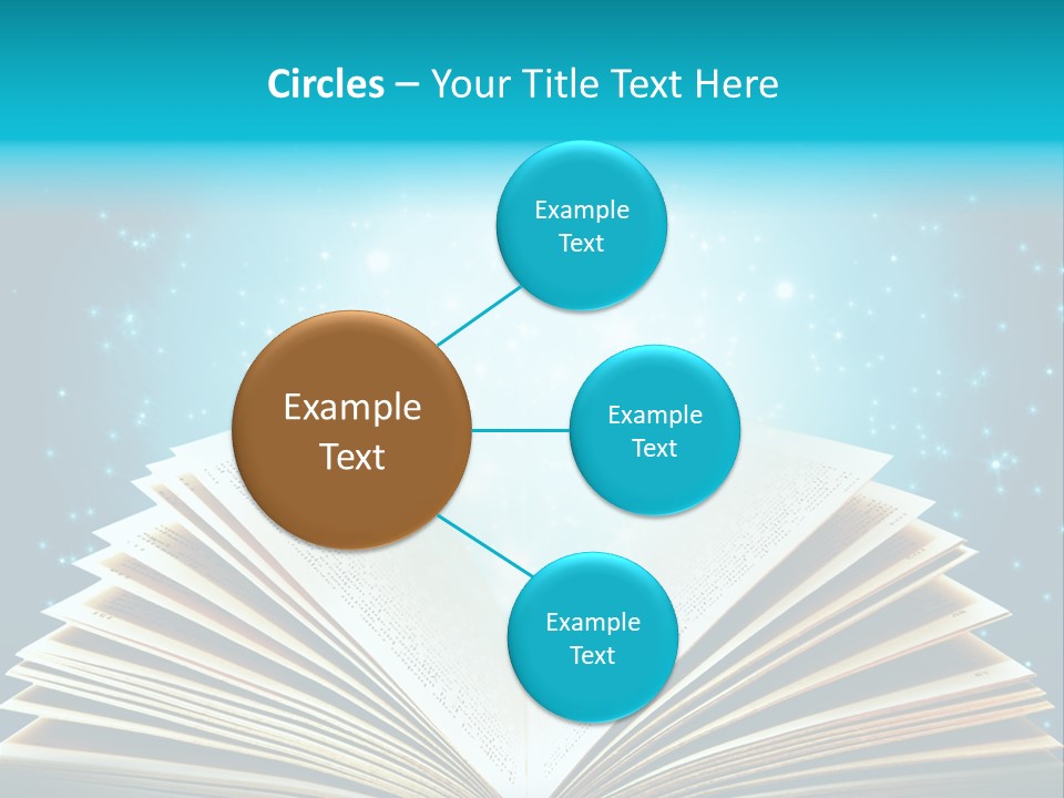 Textbook Glowing Wizard PowerPoint Template