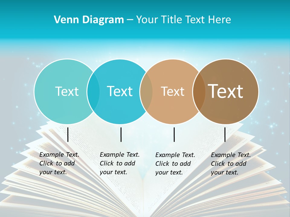 Textbook Glowing Wizard PowerPoint Template
