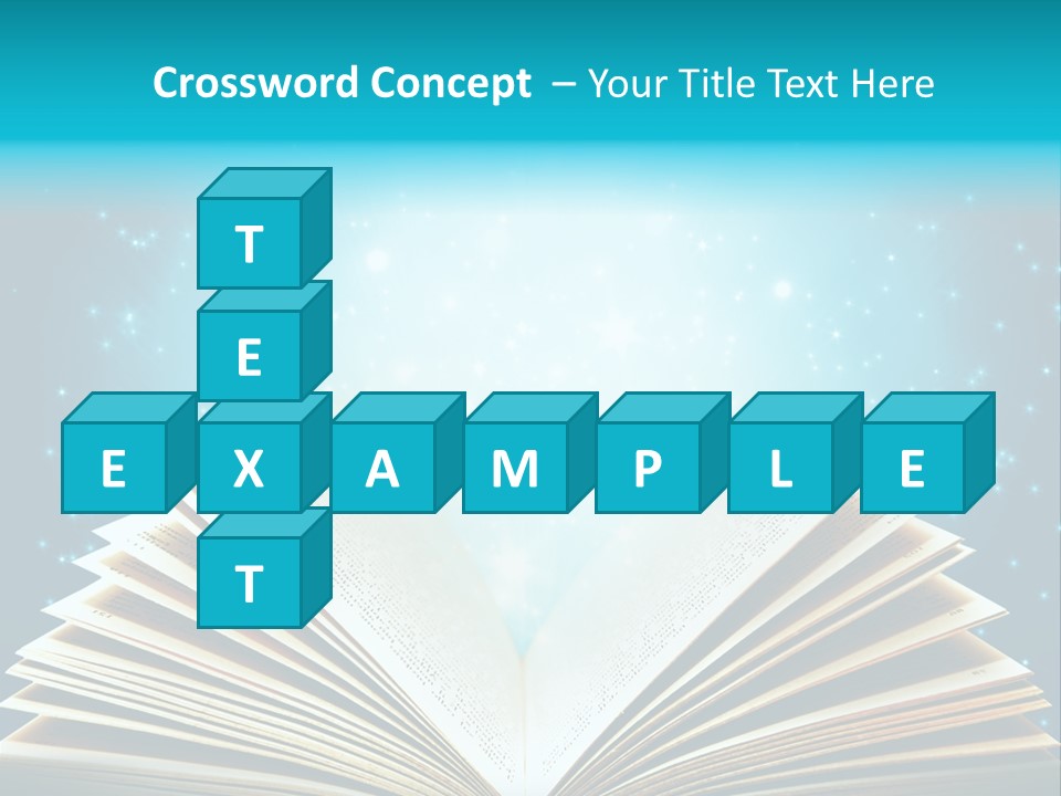Textbook Glowing Wizard PowerPoint Template