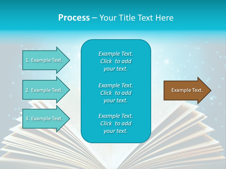 Textbook Glowing Wizard PowerPoint Template
